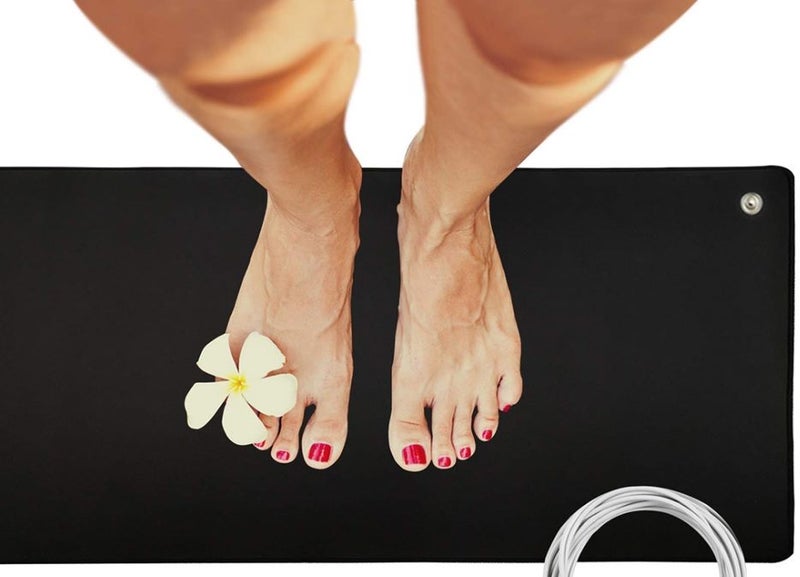 Earthing Conductive Grounding Mat for Keyboard Desk, Yoga, Tarot, Meditation Carousel 1