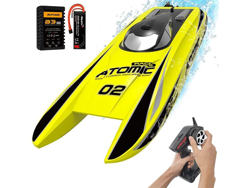 2.4GHz 60km/h High Speed Remote Control Boat Toy Low Battery Alarm Carousel 1