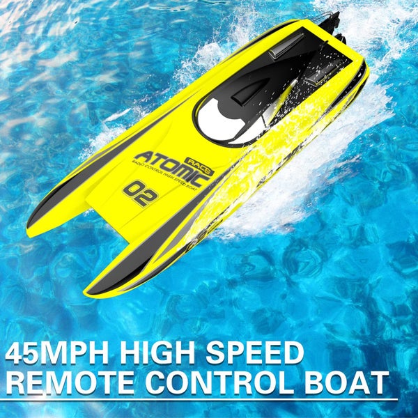 2.4GHz 60km/h High Speed Remote Control Boat Toy Low Battery Alarm Carousel 2