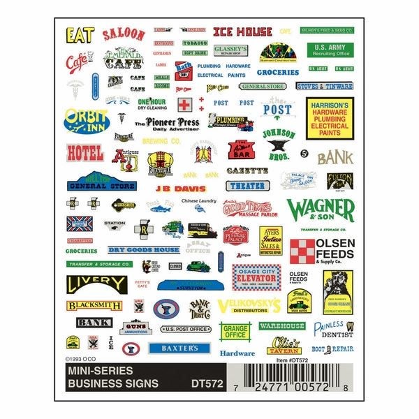 Woodland Scenics Business Signs Carousel 1