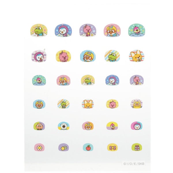 APRIL KOREA - Pororo Nail Sticker - # PR 02 1pack Carousel 2