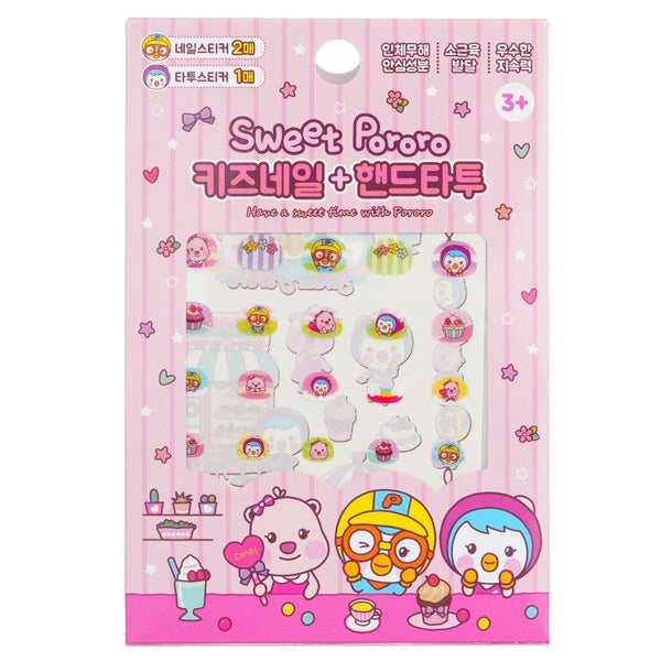 APRIL KOREA - Pororo Nail + Hand Tattoo - # SPR 03 1pc Carousel 1