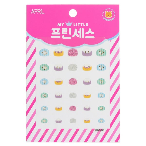 APRIL KOREA - Princess Kids Nail Sticker - # P007K 1pack Carousel 1