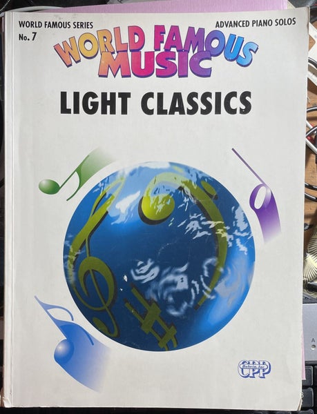World Famous Series No 7 Light Classics Music Advanced Piano Solos Carousel 1