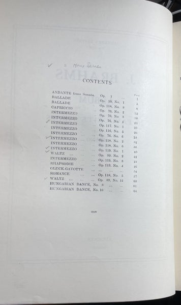 Brahms Album 20 Favourite Pieces Augener Edition No. 5128 Carousel 2