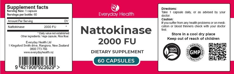 Nattokinase - 2000FU 60 caps, Vege Carousel 2