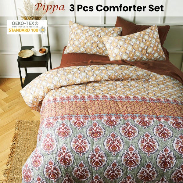 Big Sleep 3 Piece Pippa Comforter Set Carousel 2