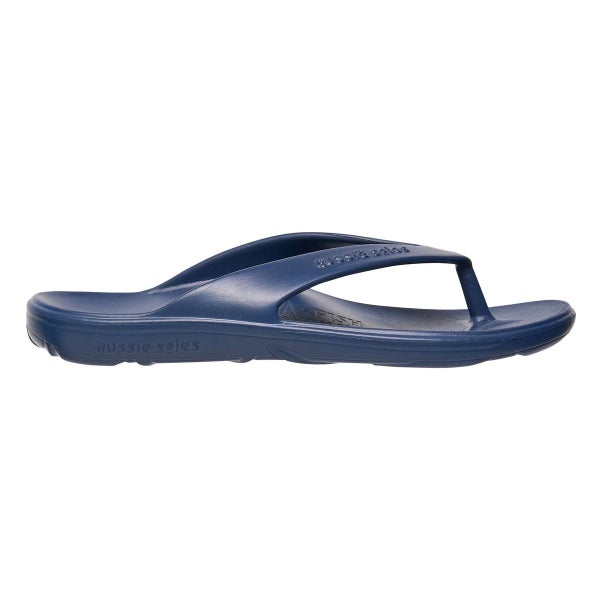 Aussie Soles Starfish 2.0 Medium Arch Thongs - Navy Carousel 2