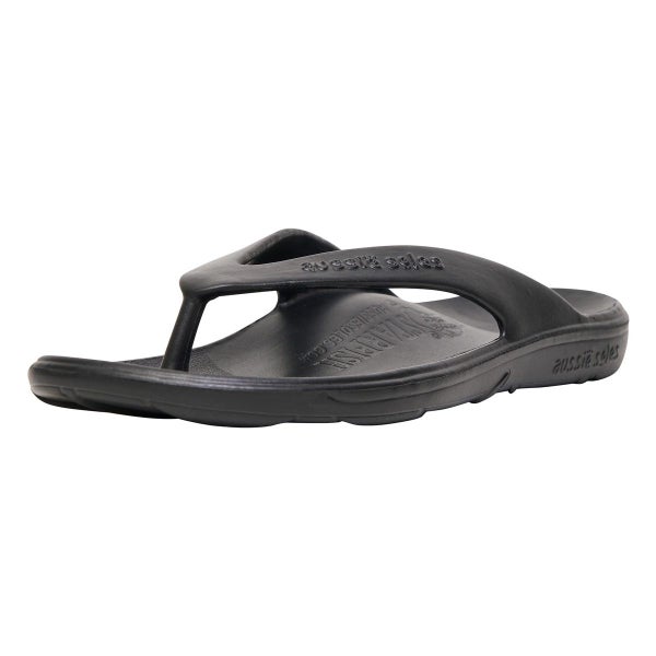 Aussie Soles Starfish 3.3 High Arch Thongs - Black Carousel 2
