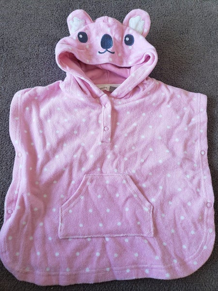 Pink Baby Poncho Towel Carousel 1