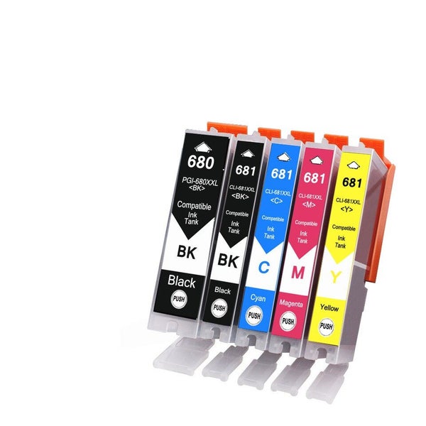 Canon Compatible Ink Cartridges PGI-680XXL CLI-681XXL Set for TR8560 TS6360 etc Carousel 2