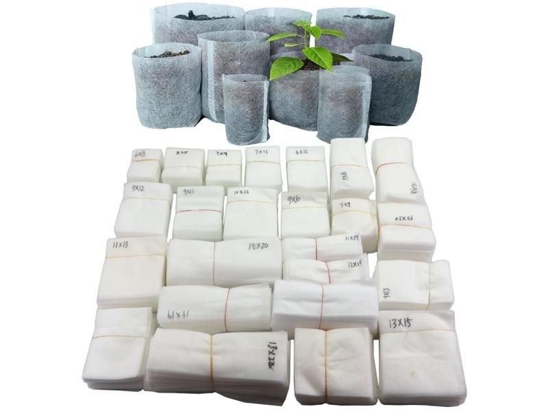 Biodegradable Nonwoven Fabric Nursery Plant Grow Bags Seedling Growing Planter Carousel 2