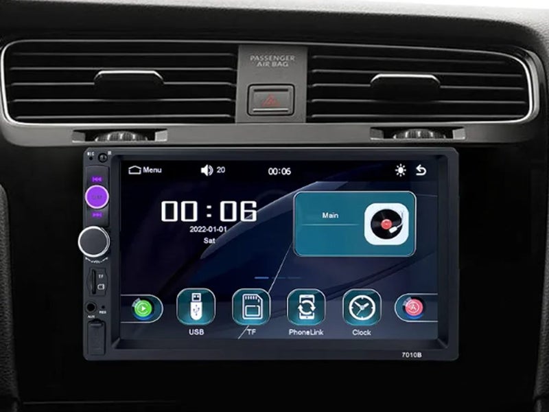Android Auto CarPlay Stereo Headunit with Buttons : BidBud