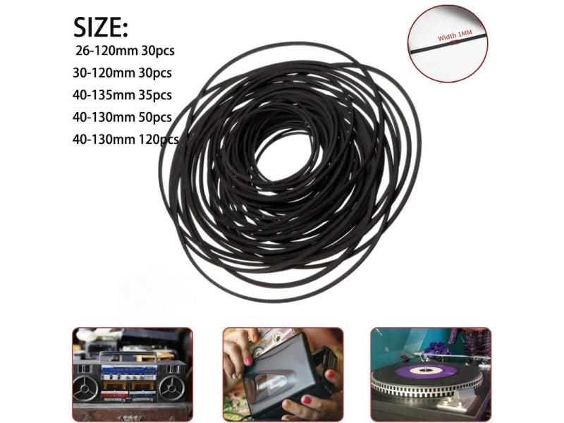 30-120 Piece Set 1 Pack Mix Cassette Tape Square Machine Belt Assorted Carousel 1