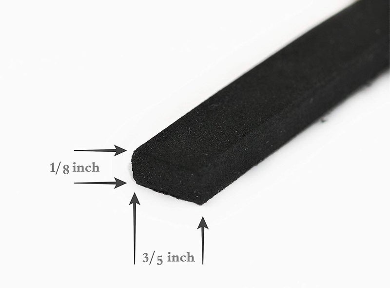 3pcs Insulation Foam Seal Tape Strips With Self-adhesive, Weather Stripping For Carousel 2