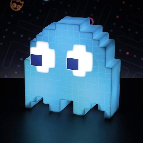 Paladone Pac-Man Classic Ghost Pixelated Light Up Lamp w Sounds Colour Changing Carousel 3