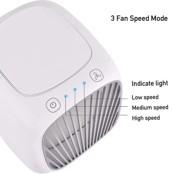 3 In 1 Creative Small Fan Air Conditioning Fan Cooler Water Cooling Mini Portabl Carousel 2