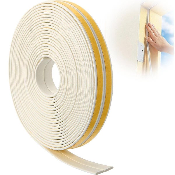 12m Window Draught Excluder Strip, Epdm Rubber Weather Strip Tape Carousel 1