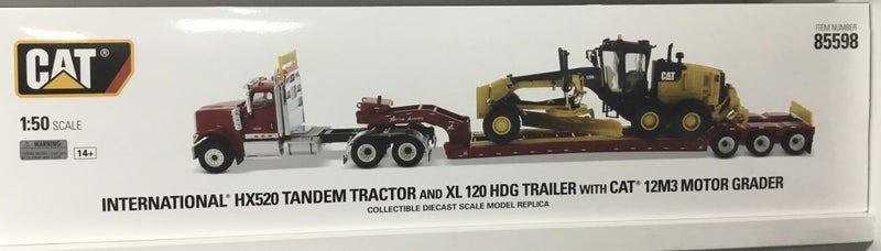 CAT’ 1.50 scale, Truck AND Trailer with Motor Grader - REDUCED Carousel 3