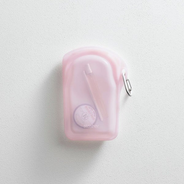 Stasher Go Bag - Pastel Pink Carousel 2