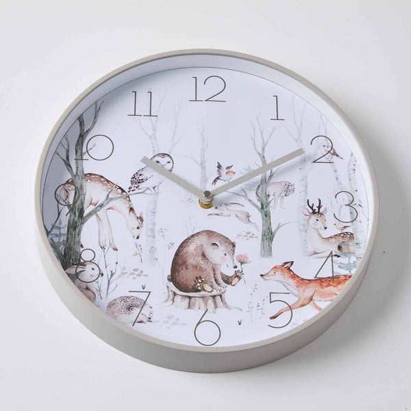 Pilbeam Jiggle & Giggle - Forest Party Wall Clock Carousel 1