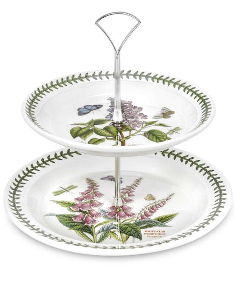 Portmeirion Botanic Garden - 2 Tier Cake Stand Carousel 1
