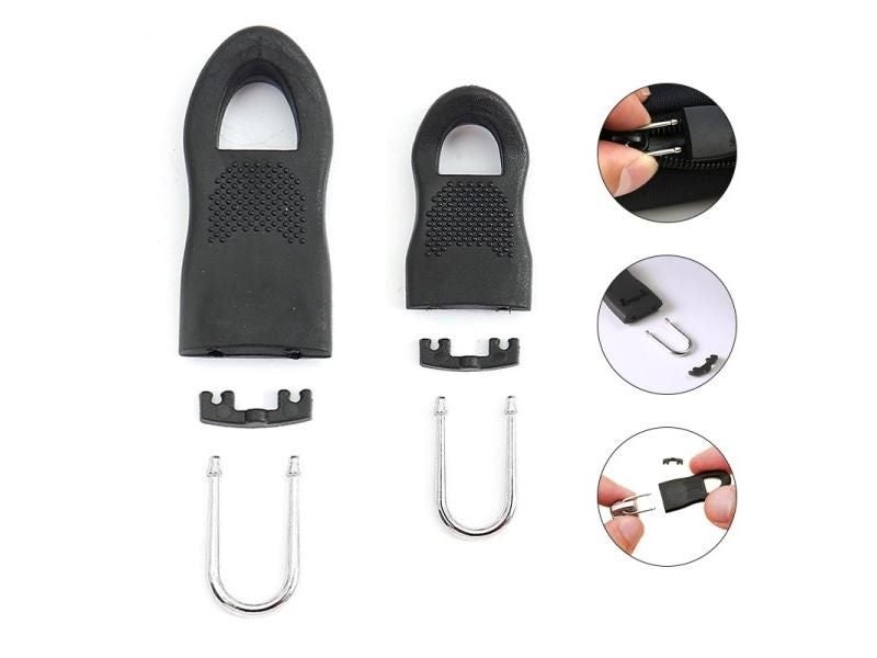 8pcs Replacement Zipper Head Tool-free Removable Zipper Puller For Luggage Carousel 2
