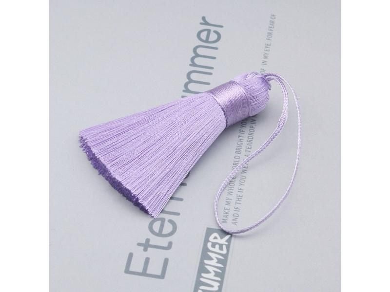 5Pcs Tassel Chinese Knot Vertical Ice Silk Tassel Pendant For Earrings Clothing Carousel 1