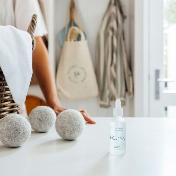 Ecoya Laundry Dryer Ball Set - Wild Sage & Citrus Carousel 2