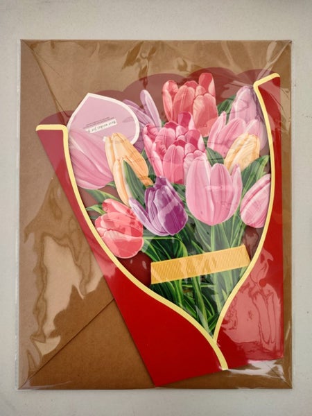 3D Pop Up Flower Card Mother's Day Birthday Greeting Card Carousel 2