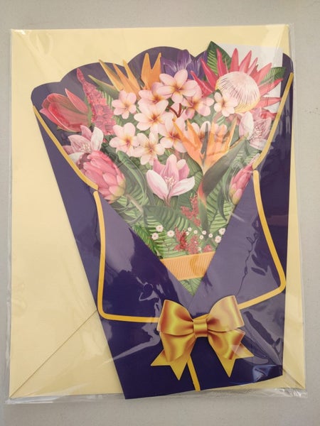 3D Pop Up Flower Card Mother's Day Birthday Greeting Card Carousel 2