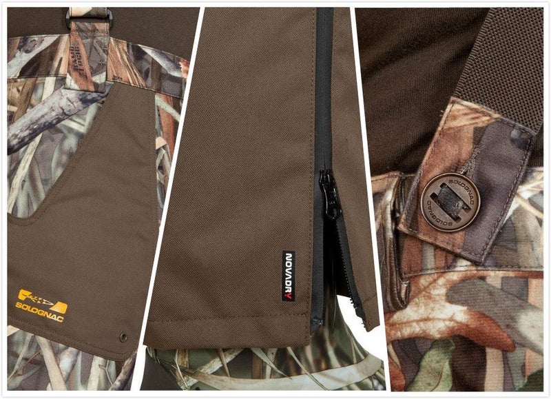 Solognac Waterproof Camo-R Hunting Trousers/ pants - Size M Carousel 3