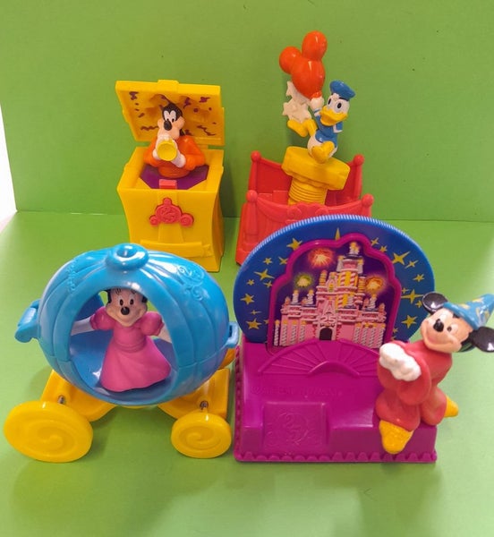 Vintage Disney: Set of 4 Mcdonalds Walt Disney World 25th