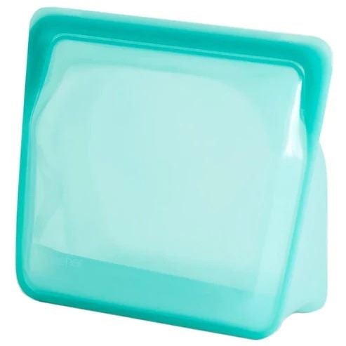 Stasher Stand Up Bag Mega - Aqua Carousel 1