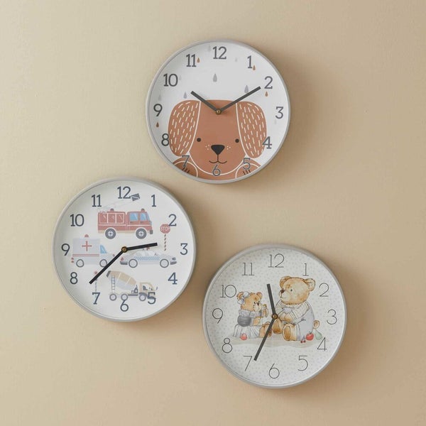 Pilbeam Jiggle & Giggle - Transport Wall Clock Carousel 2