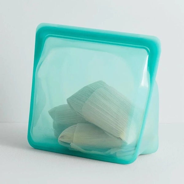 Stasher Stand Up Bag Mega - Aqua Carousel 2