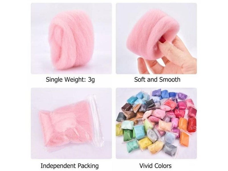 PTN NEW Needle Wool Felting Kit Sale Sale Carousel 16