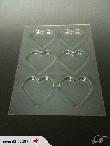 Chocolate Mould Hearts x6 Carousel 1