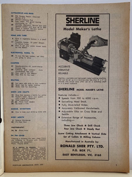 POPULAR MECHANICS - May 1975 Carousel 4