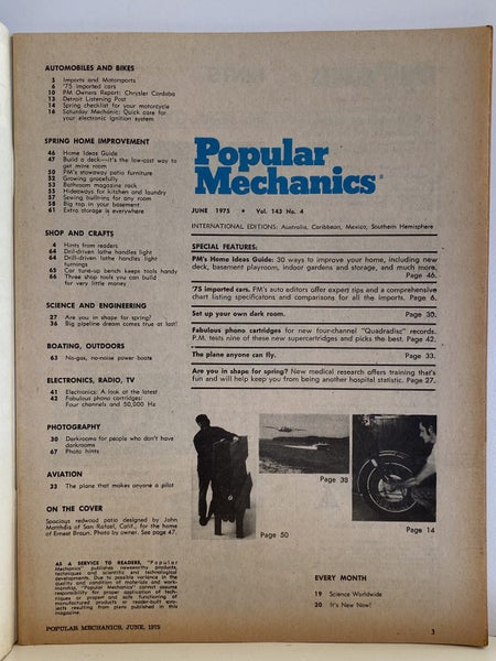 POPULAR MECHANICS - June 1975 Carousel 4