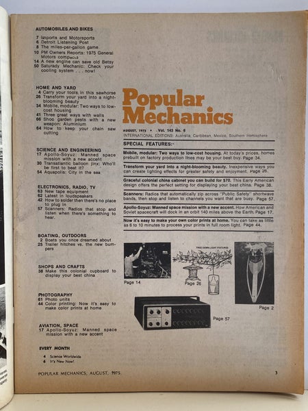 POPULAR MECHANICS - August 1975 Carousel 4