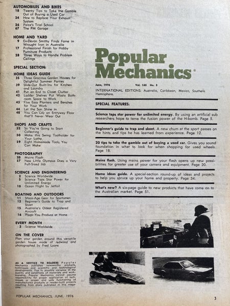 POPULAR MECHANICS - June 1976 Carousel 4