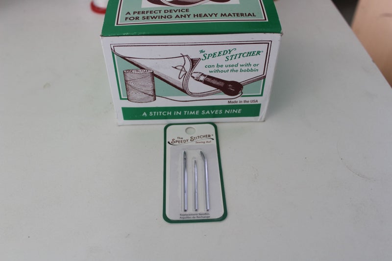 SPEEDY STITCHER Sewing Awl replacement needle pack of 3 #135 Carousel 1