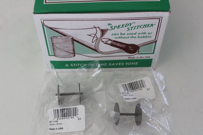 SPEEDY STITCHER Sewing Awl Spare Bobbin #185 2 Pack Carousel 1