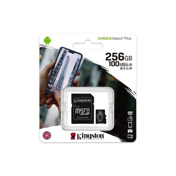 Kingston 256GB Canvas Select Plus microSD Memory Card Carousel 3