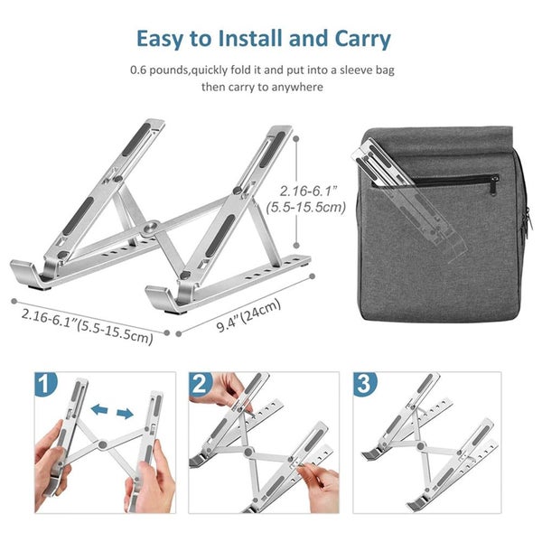Laptop Stand Metal Portable Multifunctional Carousel 9
