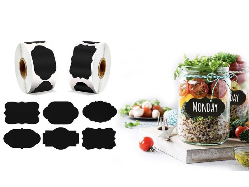1 Roll 300Pcs Chalkboard Labels Carousel 1