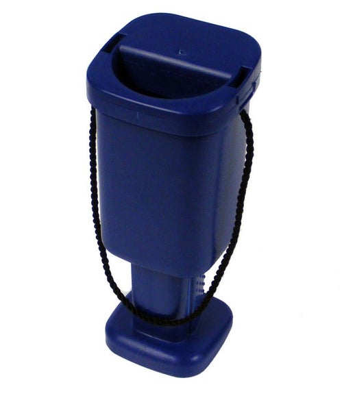 5 Square Charity Money Collection Boxes - Blue Carousel 1