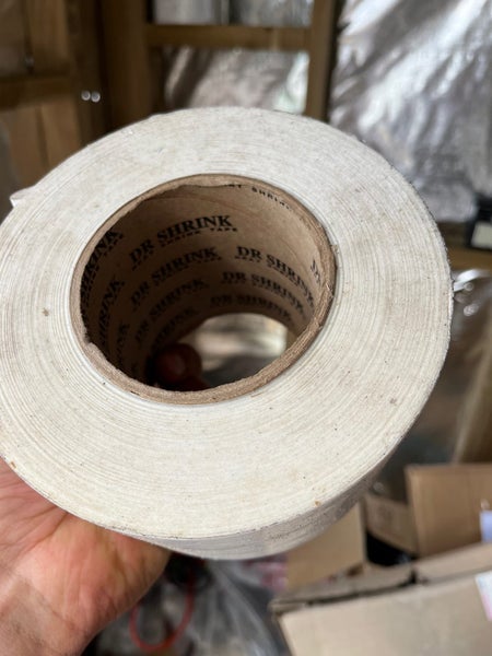 Large 3" White Heat Shrink Tape Dr Shrink Carousel 2