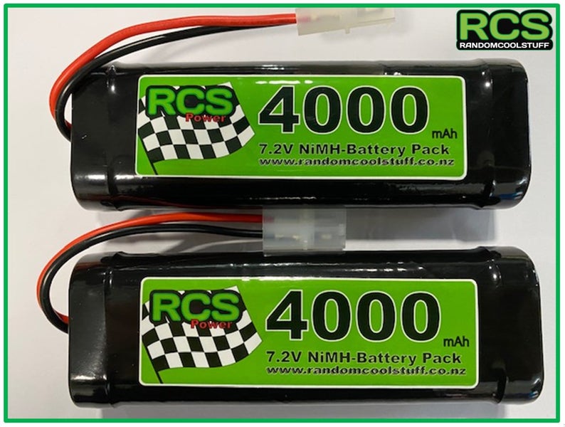 2 x 7.2v 4000maH NiMH Battery for RC cars Carousel 1